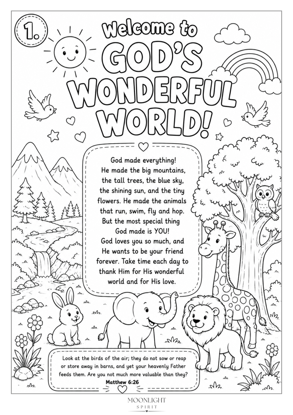 God’s Amazing Bible Stories – Mini Bible Colouring Book (PDF)