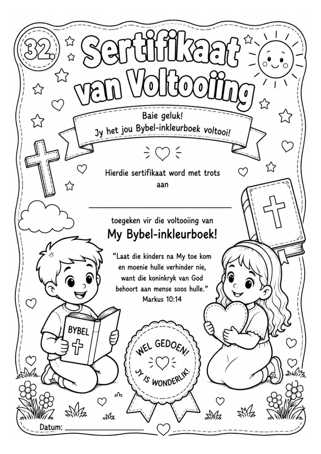 God se Wonderlike Bybelstories – Mini Bybel Inkleurboek (PDF)
