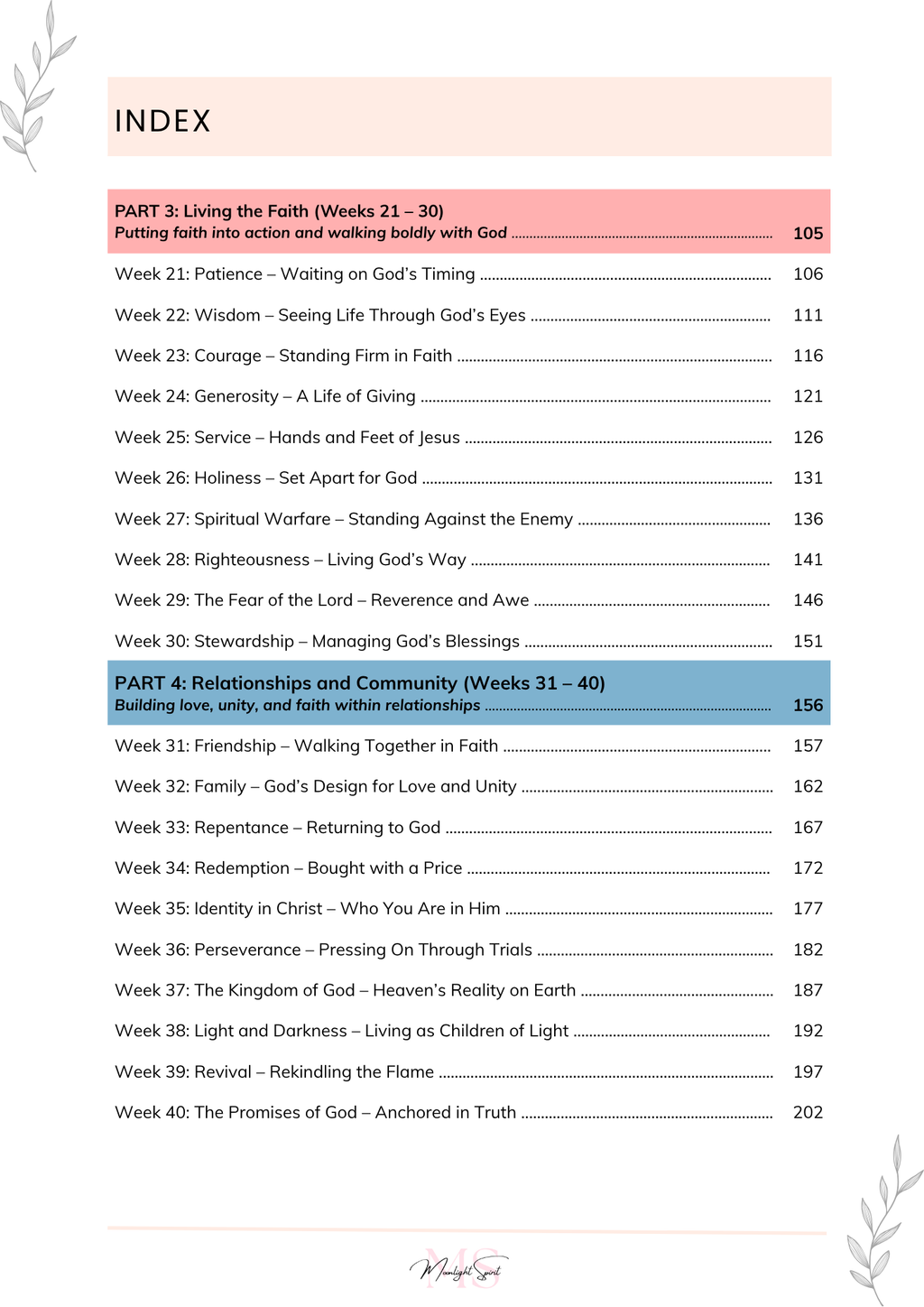 The Bible in a Year - 52 Weeks to Know God Deeper (PDF Download)