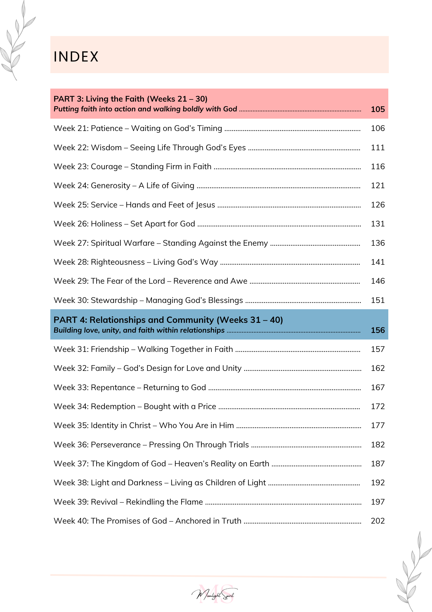 The Bible in a Year - 52 Weeks to Know God Deeper (PDF Download)