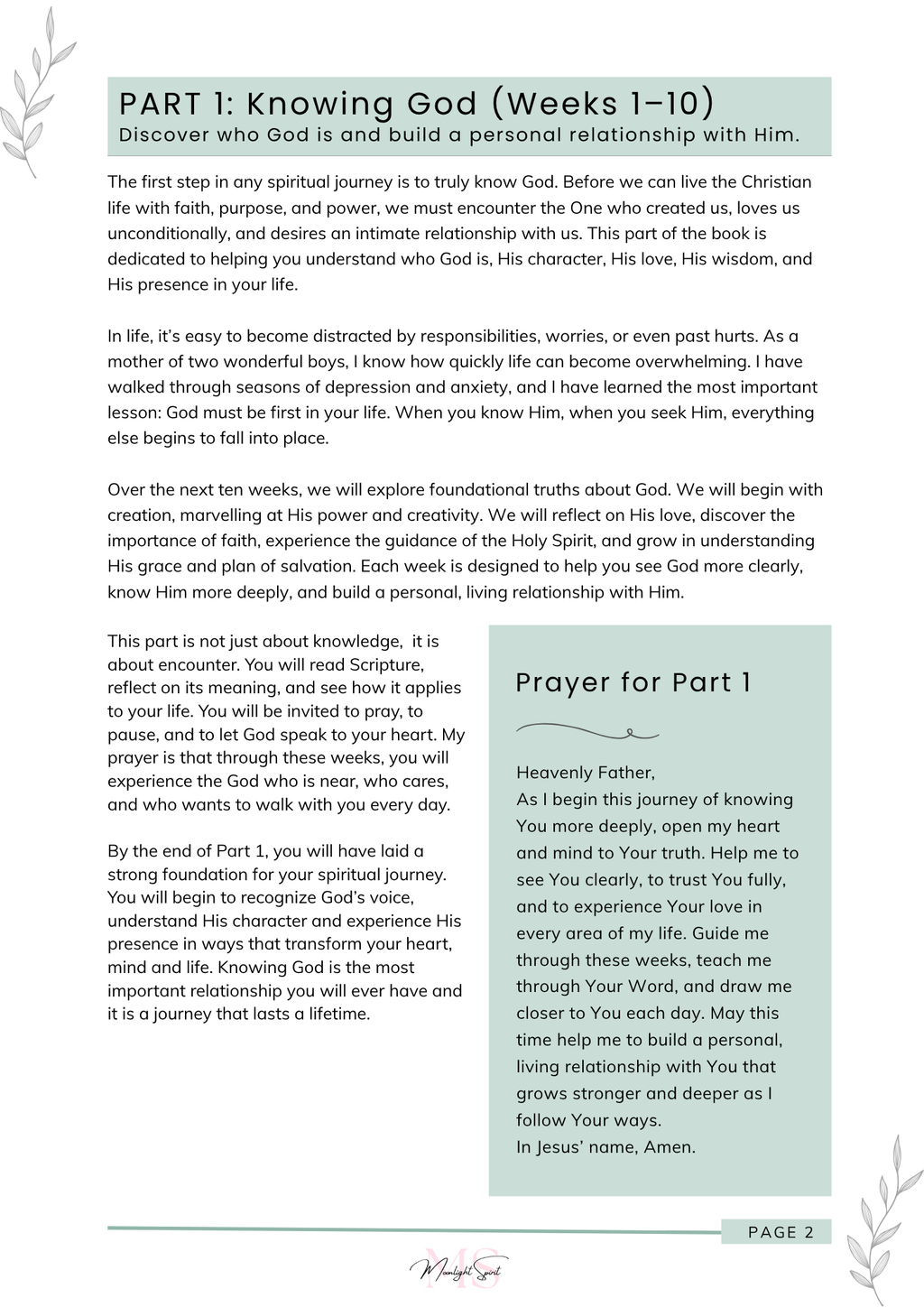 The Bible in a Year - 52 Weeks to Know God Deeper (PDF Download)