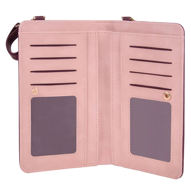 Geloof Hoop en Liefde Afrikaans Faux Leather Women's Wallet