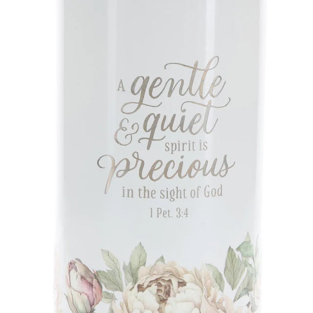 A Gentle and Quiet Spirit Is Precious in the Sight of God Stainless Steel Water Bottle