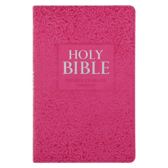 ESV Pink Vines Faux Leather Standard Bible