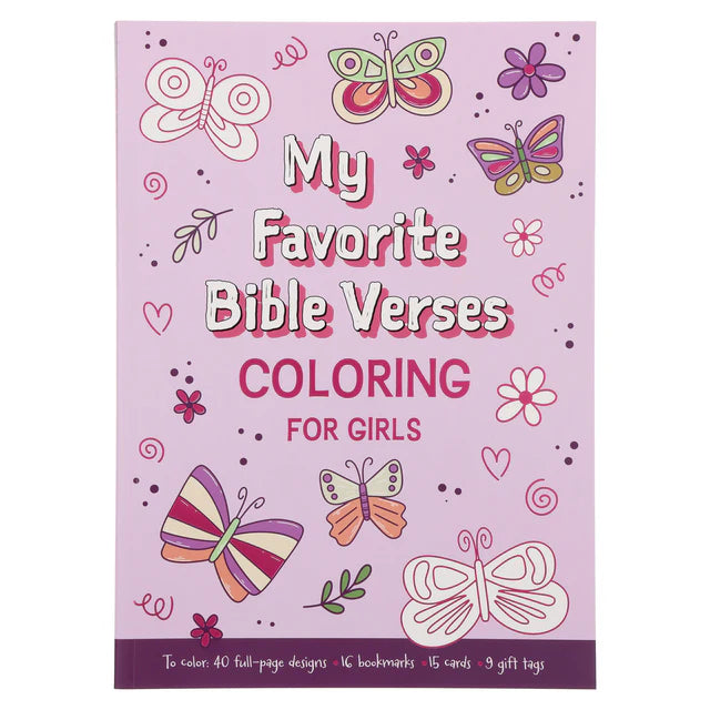 My Favorite Bible Verses Colouring for Girls (Paperback)