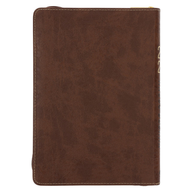 2026 Angus Buchan Diary - Daily Planner - Stand Firm in the Faith - Faux Leather with Zip