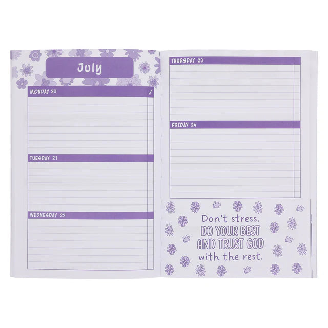 2026 School Diary - Daily Planner for Girls - Paperback