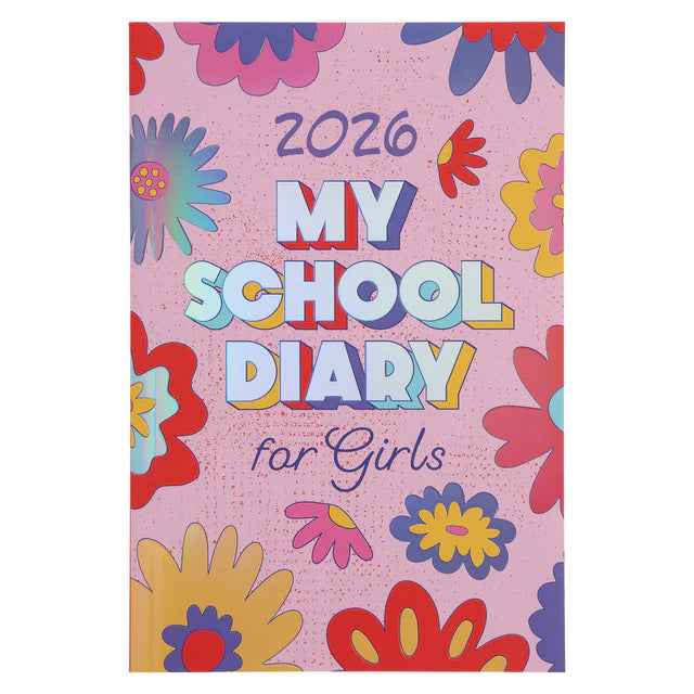 2026 School Diary - Daily Planner for Girls - Paperback