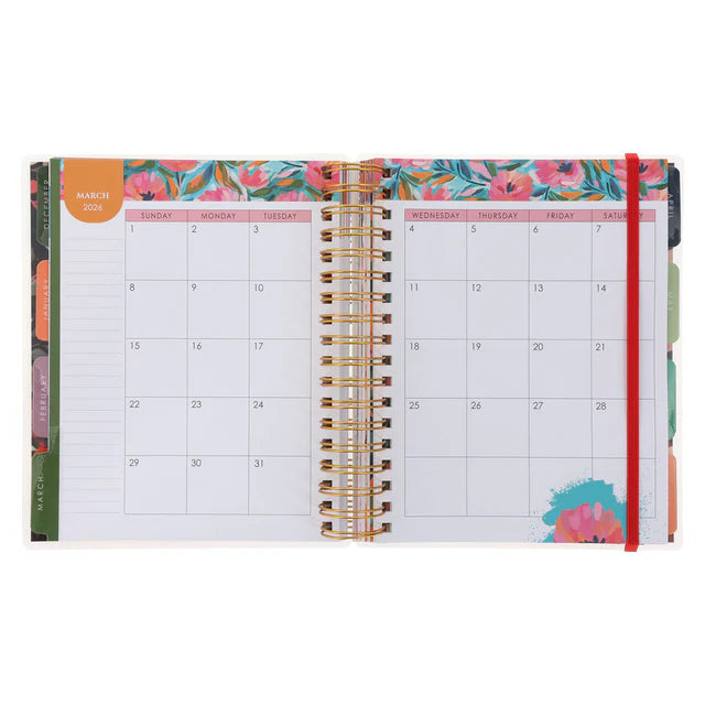 2026 Diary - 18-Month Planner for Women - Make Things Happen - Wirebound