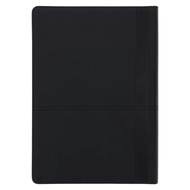 NLT Black Faux Leather Spiritual Growth Bible