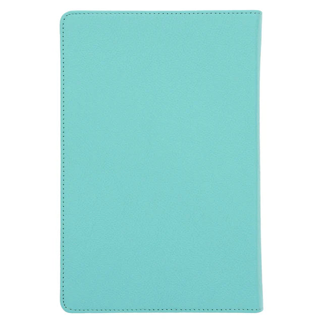 NLT Aquamarine Genuine Leather Flexcover Standard Bible