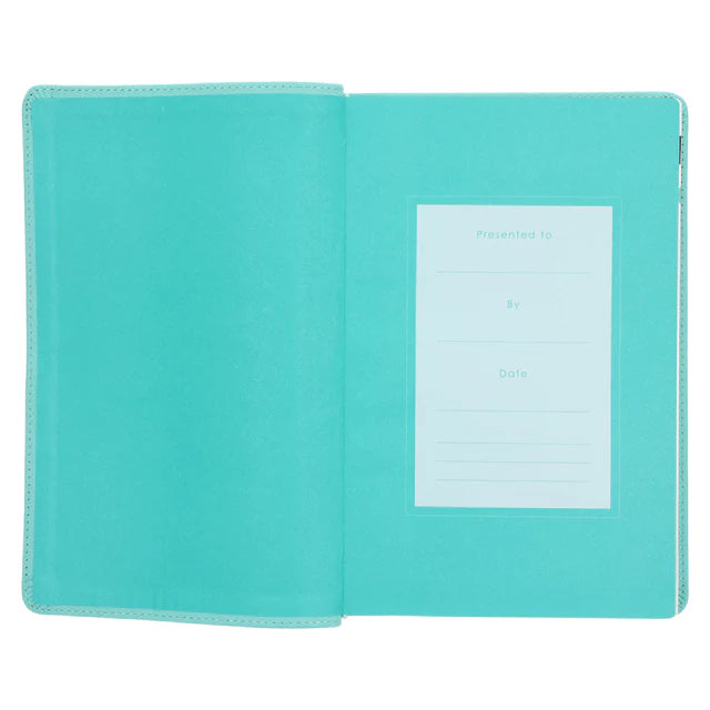 NLT Aquamarine Genuine Leather Flexcover Standard Bible