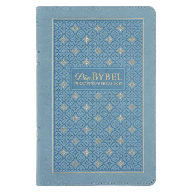 Afrikaans 1933/1953 Vertaling Ligblou Kunsleer Bybel