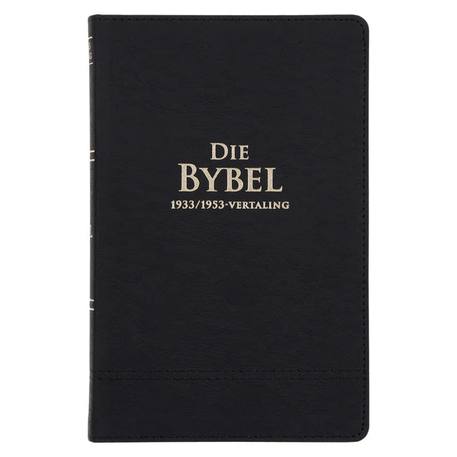 Afrikaans 1933/1953 Vertaling Swart Kunsleer Bybel