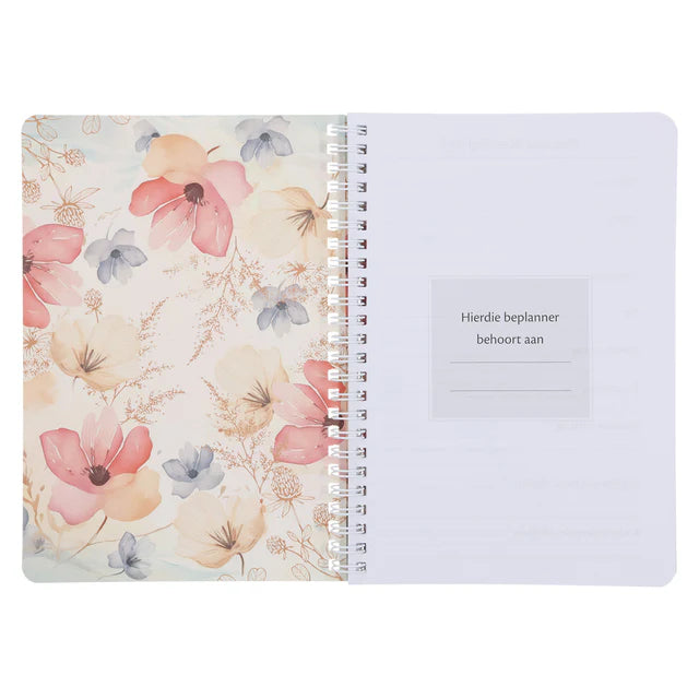 2026 Dagboek - Dagbeplanner - Die Here Is My Sterkte en My Beskerming - Ringbind