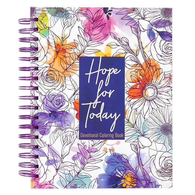 Hope for Today: Devotional Colouring Book (Spiral-Bound)