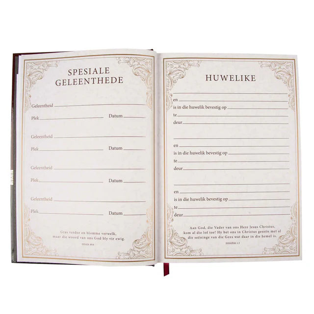 Die Bybel In Praktyk Rooi En Swart Hardeband Studiebybel (1983 Vertaling)