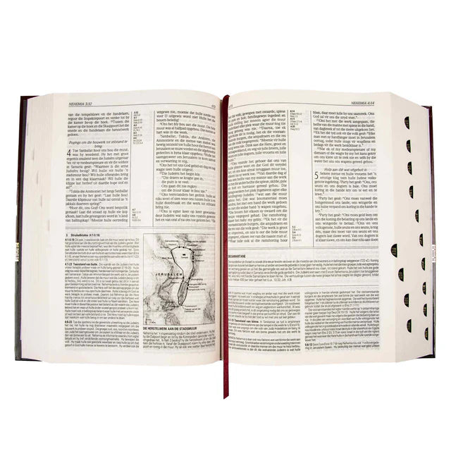 Die Bybel In Praktyk Rooi En Swart Hardeband Studiebybel (1983 Vertaling)