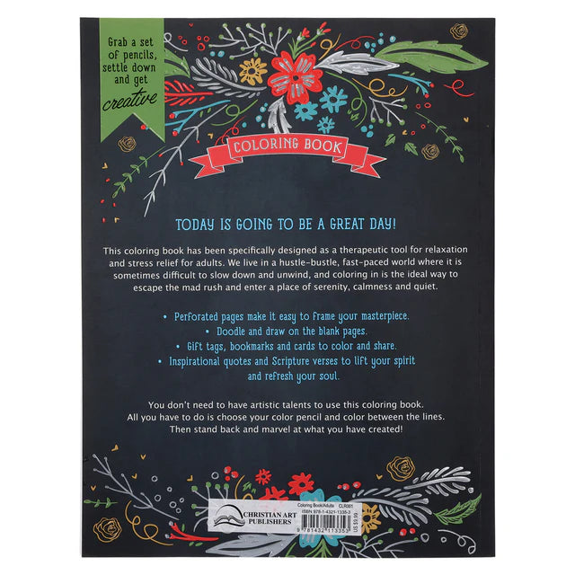 Today Is Going To Be A Great Day Colouring Book (Paperback)