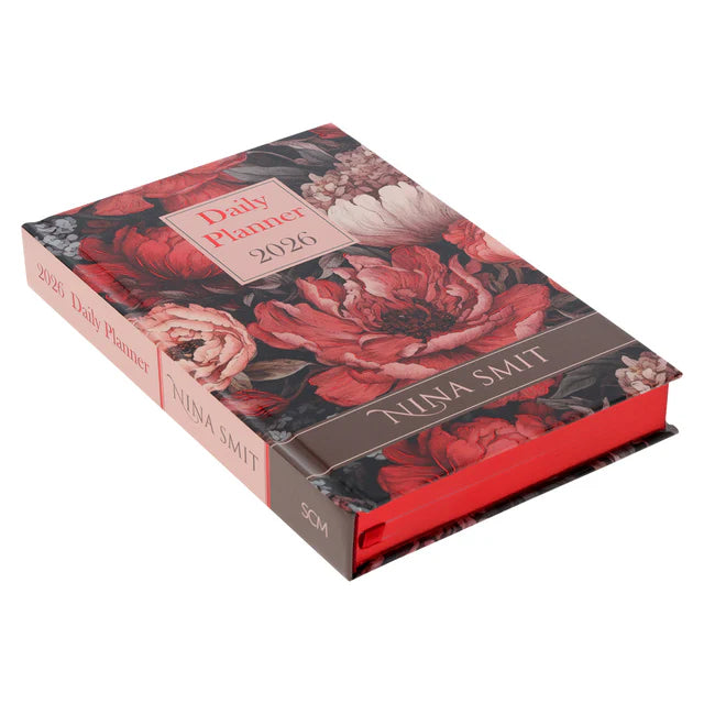 2026 Nina Smit Diary - Daily Planner for Women - Floral - Hardcover