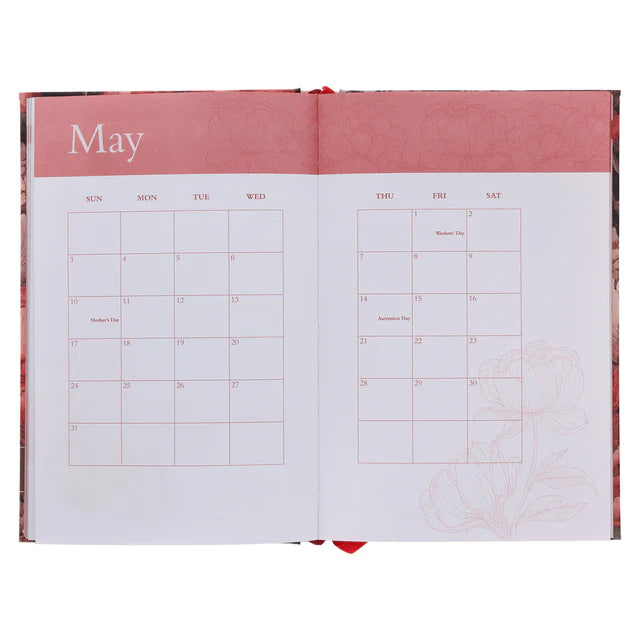 2026 Nina Smit Diary - Daily Planner for Women - Floral - Hardcover