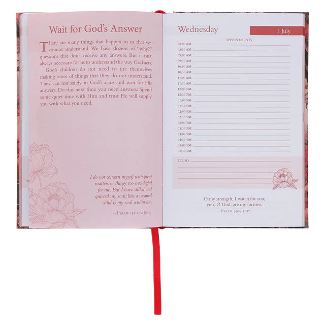 2026 Nina Smit Diary - Daily Planner for Women - Floral - Hardcover