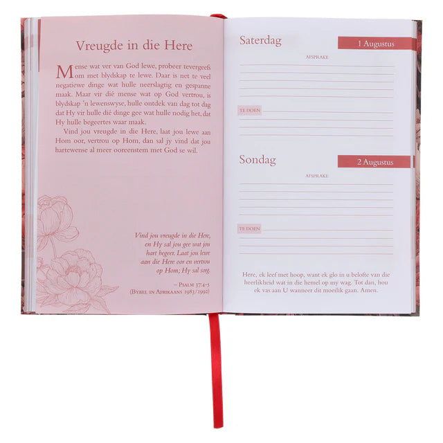 2026 Nina Smit Dagboek - Dagbeplanner Blomme - Hardeband