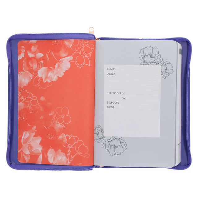 2026 Joyce Meyer A5 Dagboek - Dagbeplanner - Kunsleer met Rits