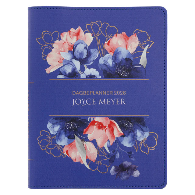 2026 Joyce Meyer A5 Dagboek - Dagbeplanner - Kunsleer met Rits