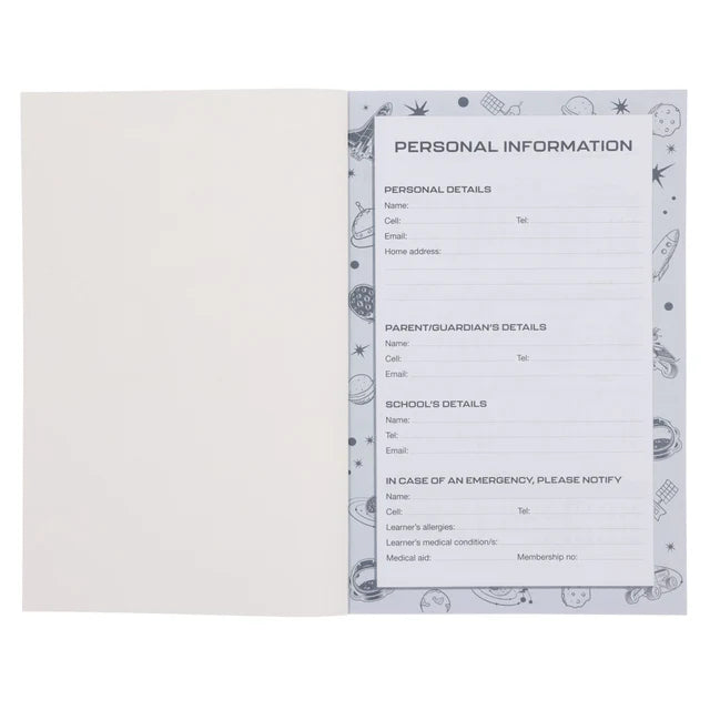 2026 School Diary - Daily Planner for Boys - Shoot for the Stars - Paperback