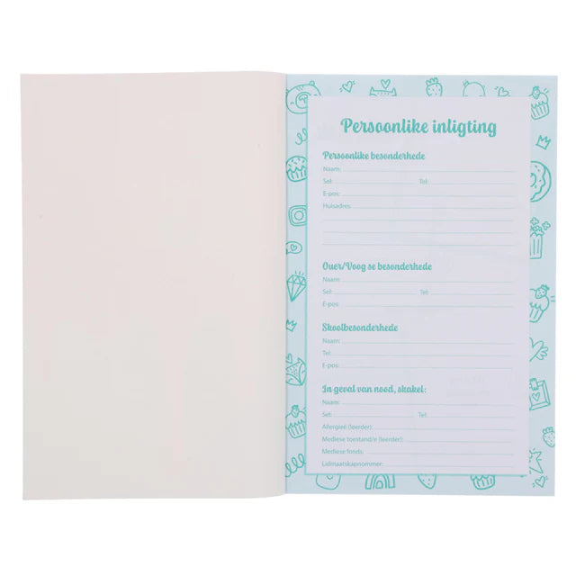 2026 Skooldagboek - Dagbeplanner vir Meisies - Sagteband