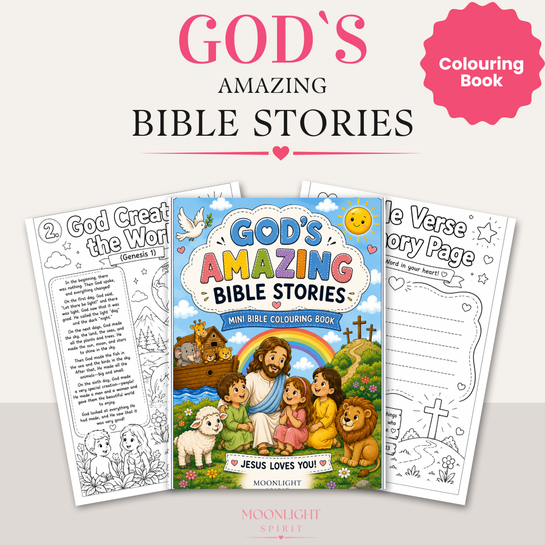 God’s Amazing Bible Stories – Mini Bible Colouring Book (PDF)
