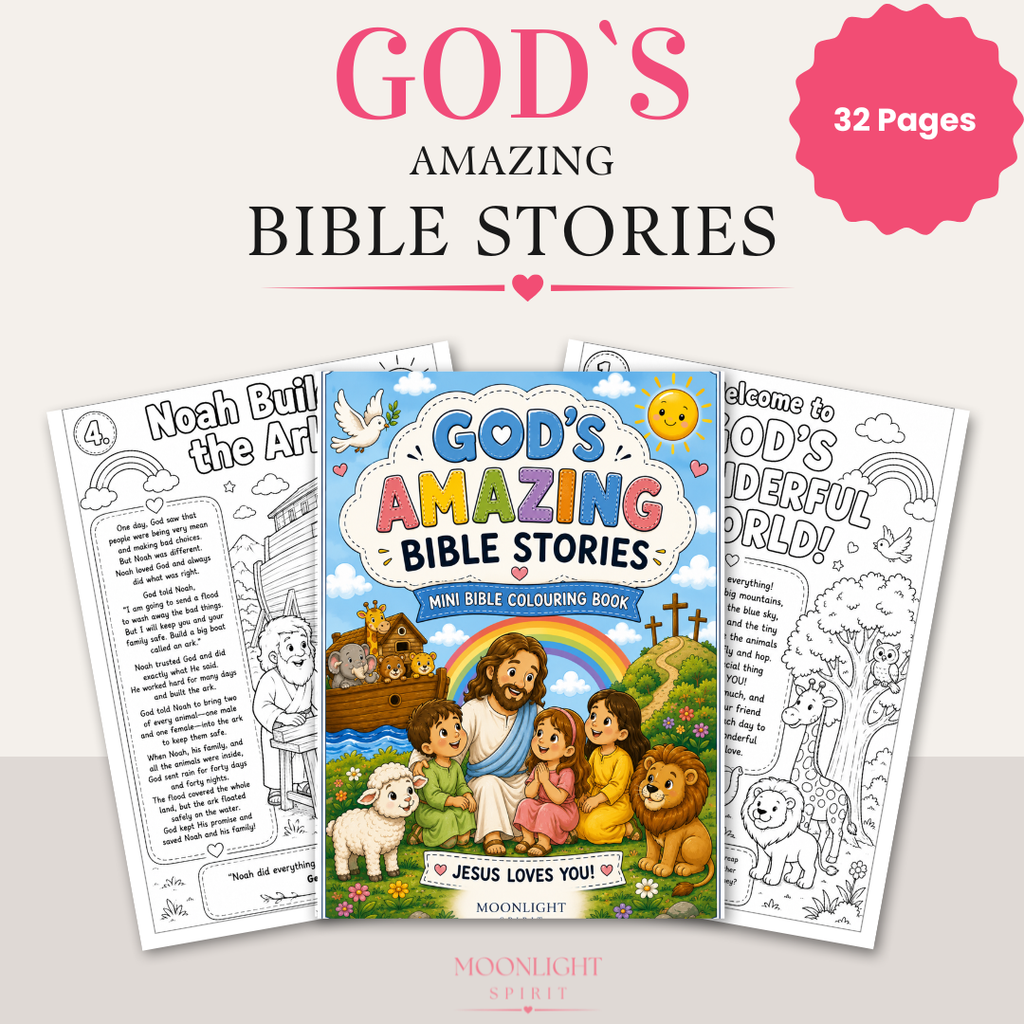 God’s Amazing Bible Stories – Mini Bible Colouring Book (PDF)