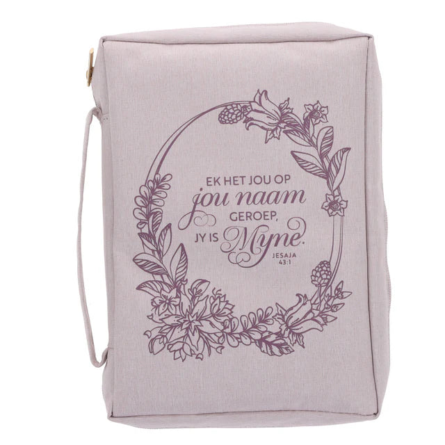 Ek Het Jou op Jou Naam Geroep Jy Is Myne Afrikaans Polyester Bible Bag