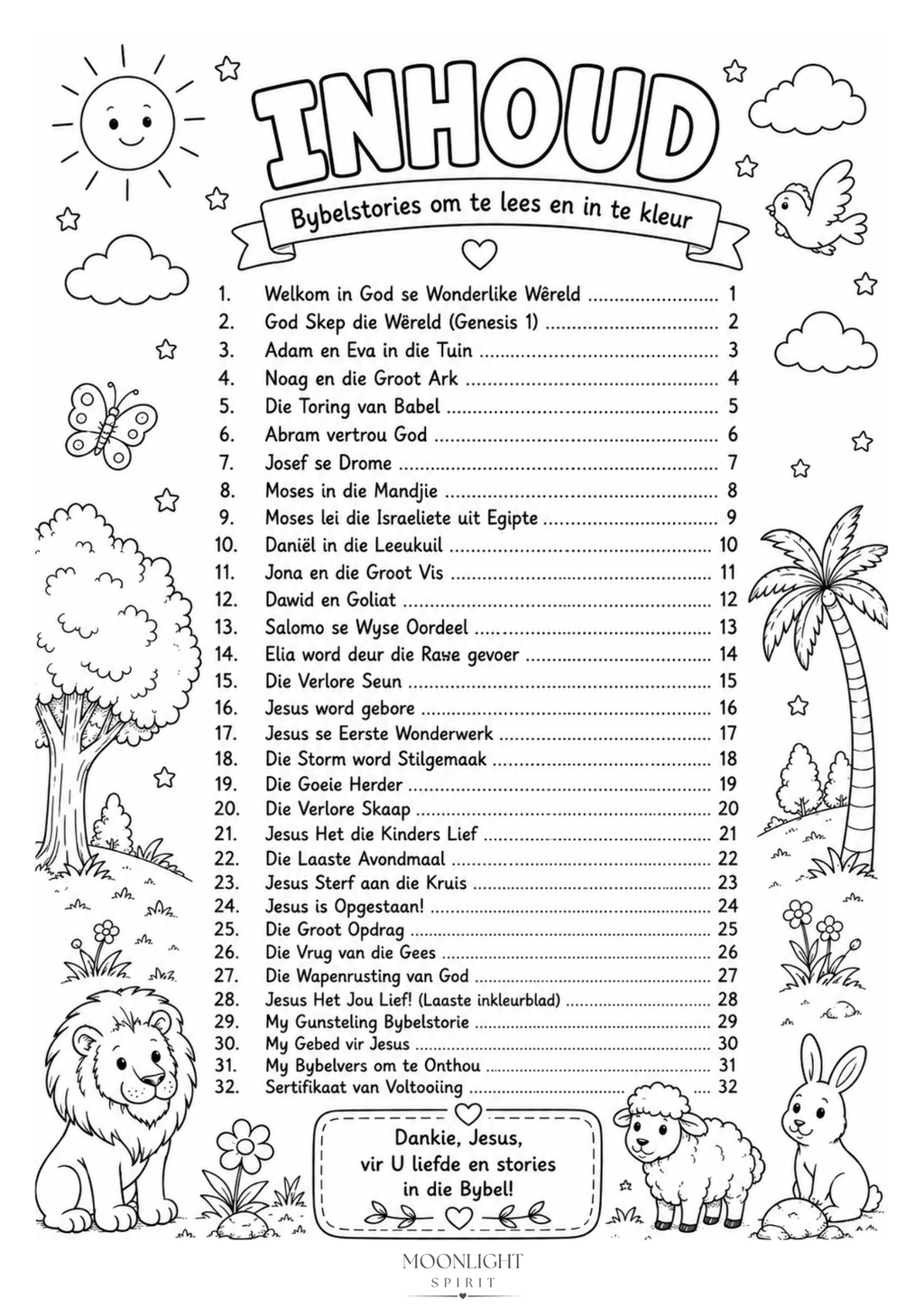God se Wonderlike Bybelstories – Mini Bybel Inkleurboek (PDF)