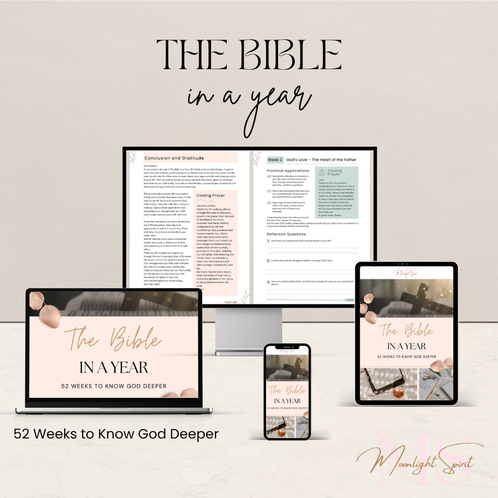 The Bible in a Year - 52 Weeks to Know God Deeper (PDF Download)